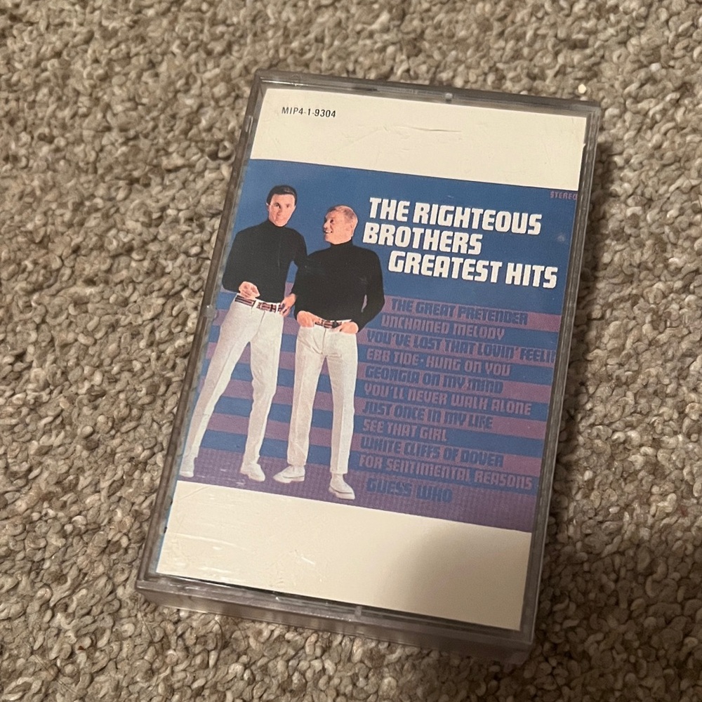 The Righteous Brothers Greatest Hits Cassette 1981